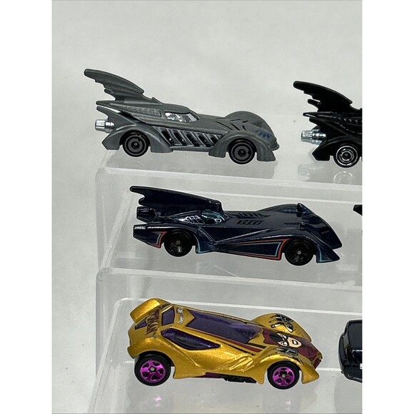 Hot Wheels Batmobile Lot Batman Forever Gotham Police Catwoman Penguin - Picture 2 of 8